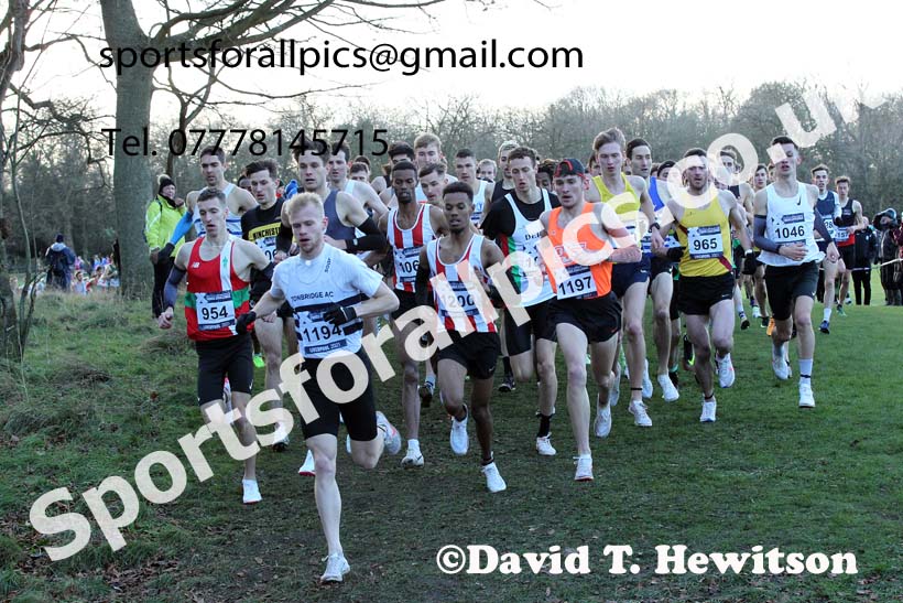 Senior men and Under-23s, European Cross Country Championships Trials, Sefton Park, Liverpool. Photo: David T. Hewitson/Sports for All Pics